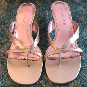 Rampage Madyson Light Gold Sandals